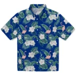 Air Force Falcons Hawaiian Shirt – Flamingo and Hibiscus