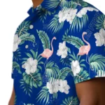 Air Force Falcons Hawaiian Shirt – Flamingo and Hibiscus