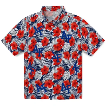 air force falcons hibiscus fiesta red royal blue hawaiian shirts best selling