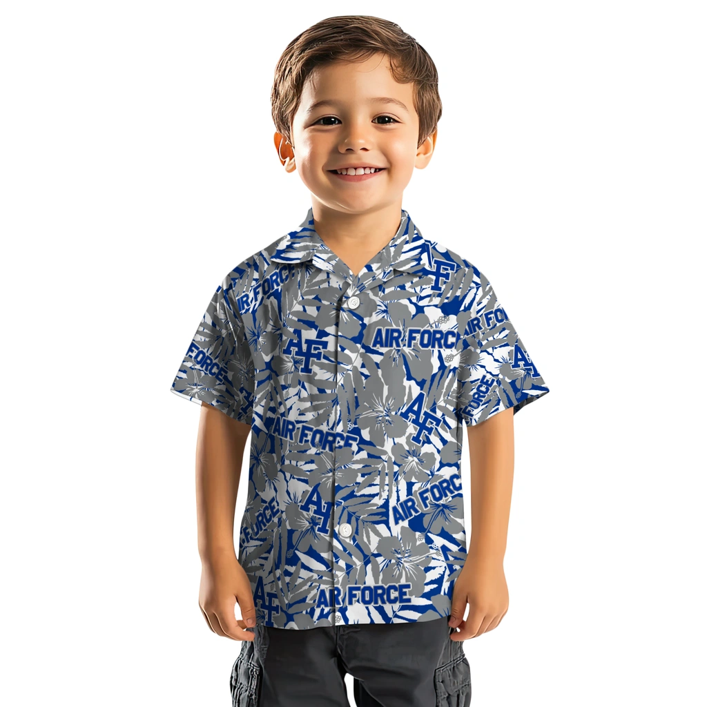 Air Force Falcons Hawaiian Shirt - Hibiscus Overlay air force falcons hibiscus overlay hawaiian shirts top rated
