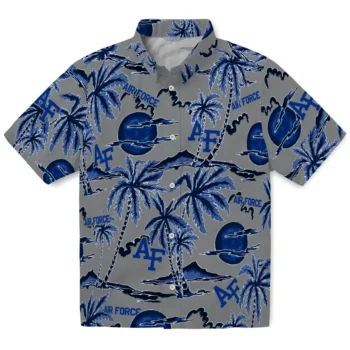 air force falcons palm sunset hawaiian shirts best selling