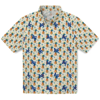 air force falcons pineapple delight beige hawaiian shirts best selling