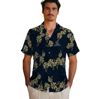 akron zips hibiscus petals blue hawaiian shirts fashion forward