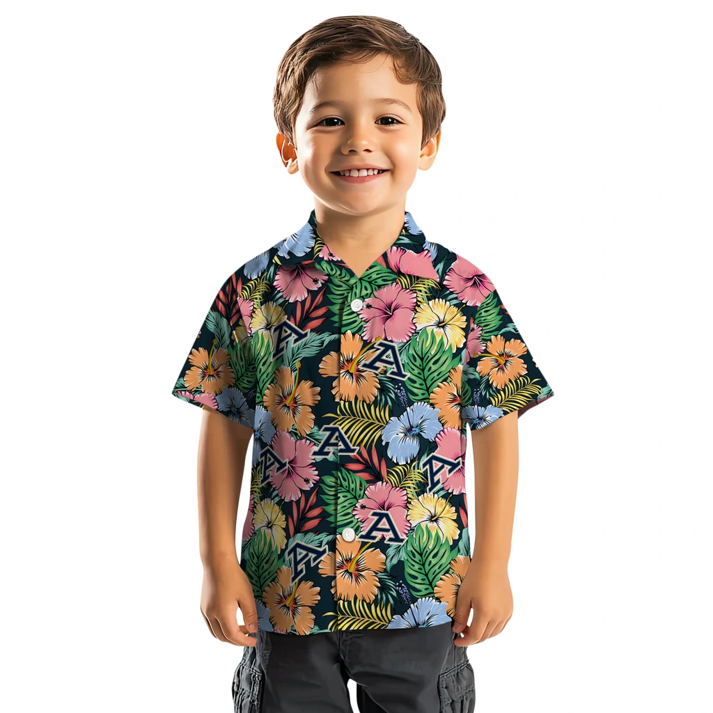 Akron Zips Hawaiian Shirt - Brilliant Hibiscus Garden akron zips brilliant hibiscus garden hawaiian shirts top rated
