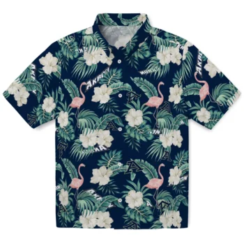 akron zips flamingo palms blue hawaiian shirts best selling