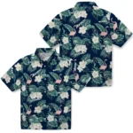 Akron Zips Hawaiian Shirt – Flamingo and Hibiscus