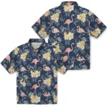 Akron Zips Hawaiian Shirt – Flamingo Hibiscus