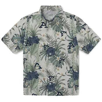 akron zips hibiscus designs beige hawaiian shirts best selling
