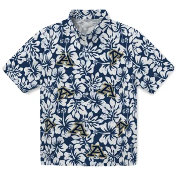 akron zips hibiscus motif blue white hawaiian shirts best selling
