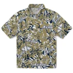 Akron Zips Hawaiian Shirt – Hibiscus Overlay
