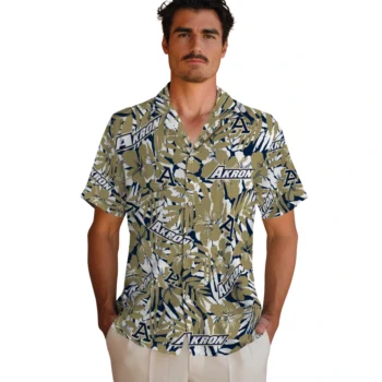 akron zips hibiscus overlay hawaiian shirts fashion forward