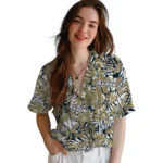 Akron Zips Hawaiian Shirt – Hibiscus Overlay