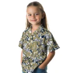 Akron Zips Hawaiian Shirt – Hibiscus Overlay