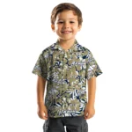 Akron Zips Hawaiian Shirt – Hibiscus Overlay
