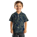 Akron Zips Hawaiian Shirt – Leaf Outline