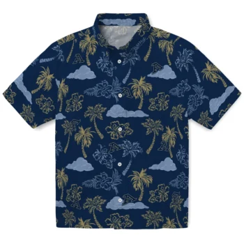 akron zips palm and clouds blue hawaiian shirts best selling