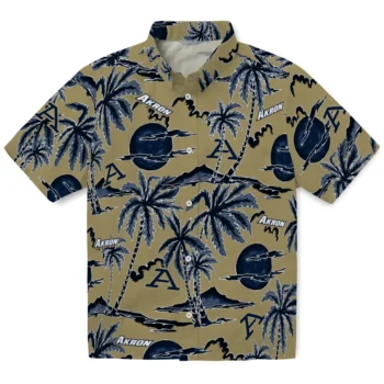 akron zips palm sunset hawaiian shirts best selling