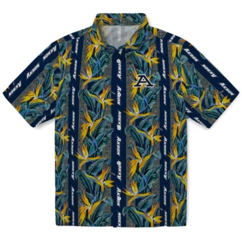 akron zips paradise vines blue hawaiian shirts best selling