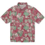 Alabama Crimson Tide Hawaiian Shirt – Anthurium Overlay