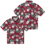Alabama Crimson Tide Hawaiian Shirt – Flamingo and Hibiscus