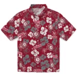 Alabama Crimson Tide Hawaiian Shirt – Hibiscus Flower Design