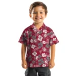 Alabama Crimson Tide Hawaiian Shirt – Hibiscus Flower Design