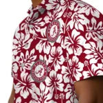 Alabama Crimson Tide Hawaiian Shirt – Hibiscus Motif