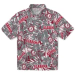 Alabama Crimson Tide Hawaiian Shirt – Hibiscus Overlay