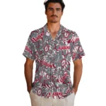 Alabama Crimson Tide Hawaiian Shirt – Hibiscus Overlay