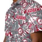 Alabama Crimson Tide Hawaiian Shirt – Hibiscus Overlay