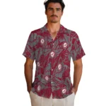 Alabama Crimson Tide Hawaiian Shirt – Monstera Layer