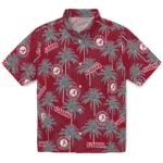 Alabama Crimson Tide Hawaiian Shirt – Palm Tree Motif