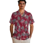Alabama Crimson Tide Hawaiian Shirt – Palm Tree Motif