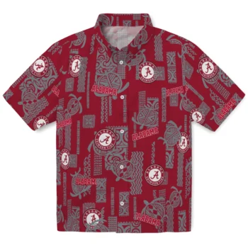 alabama crimson tide turtle lines crimson hawaiian shirts best selling