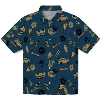 anaheim ducks beach vibe navy hawaiian shirts best selling