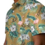 Anaheim Ducks Hawaiian Shirt – Flamingo and Hibiscus