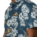 Anaheim Ducks Hawaiian Shirt – Hibiscus Flowers