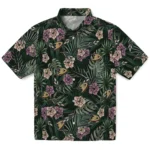 Anaheim Ducks Hawaiian Shirt – Hibiscus Leaves Pattern