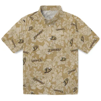 anaheim ducks hibiscus oasis gold hawaiian shirts best selling