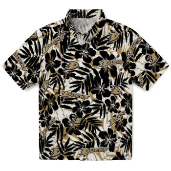 anaheim ducks hibiscus overlay hawaiian shirts best selling