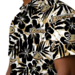 Anaheim Ducks Hawaiian Shirt – Hibiscus Overlay