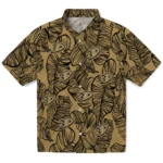 Anaheim Ducks Hawaiian Shirt – Leaf Outline