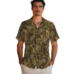 Anaheim Ducks Hawaiian Shirt – Leaf Outline