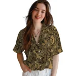 Anaheim Ducks Hawaiian Shirt – Leaf Outline