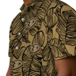 Anaheim Ducks Hawaiian Shirt – Leaf Outline