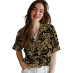 Anaheim Ducks Hawaiian Shirt – Monstera Layer