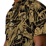 Anaheim Ducks Hawaiian Shirt – Monstera Layer