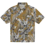 Anaheim Ducks Hawaiian Shirt – Palm Leaves
