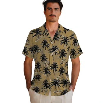 anaheim ducks palm grove gold hawaiian shirts fashion forward