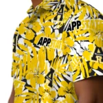 Appalachian State Mountaineers Hawaiian Shirt – Hibiscus Overlay